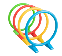مجموعة حلقات قفز 4PCS