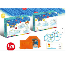 Creative forts - 128pcs - بناء حصون إبداعية للأطفال
