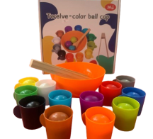 Twelve color ball cup