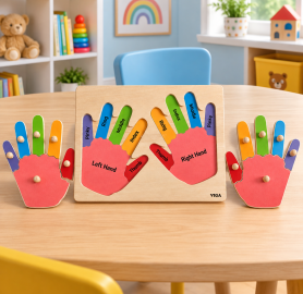 Hand and Finger Puzzle -لغز اليد والاصبع