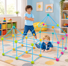 Creative forts - بناء حصون إبداعية للأطفال