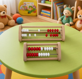 Wooden Rekenrek Abacus- معداد فيجا كبير