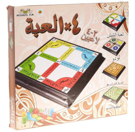 مجموعة ألعاب لوحية كلاسيكية 4 في 1