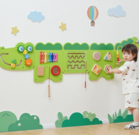 wall activity panel - junior crocodile متاهة حائط تمساح