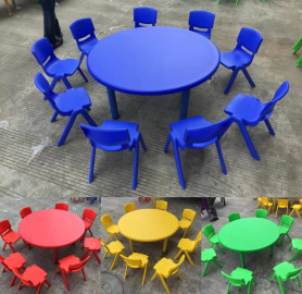 طاولة دائرية خشب Round Plastic Table