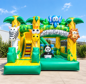 مملكة الحيوانات القابلة للنفخ للقفز Inflatable jumping animal kingdom