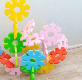 ليجو حجم كبير على شكل وردة