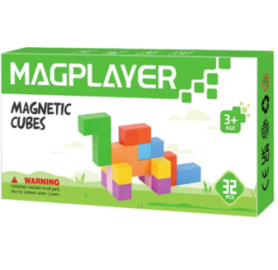 Magplayer &ndash; مجموعة المكعبات المغناطيسية السحرية (32 قطعة)
