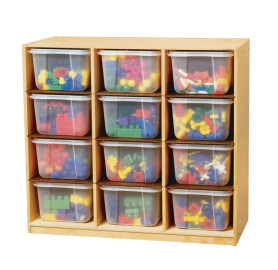 رف جوارير شفافة