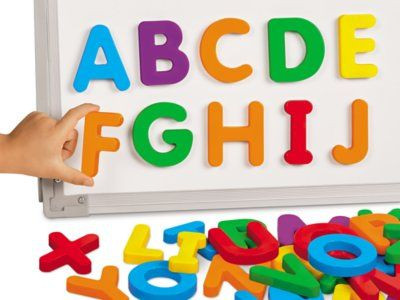 احرف فلين انجليزية مغناطيسية كبير Large magnetic foam English letters