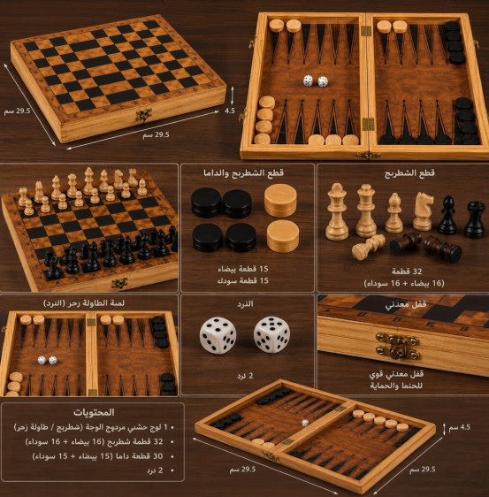 CHESS 3 IN 1 لعبة الشطرنج