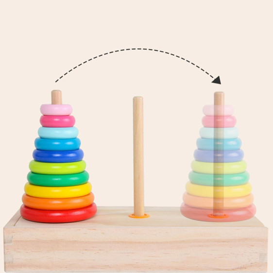 برج الحلقات من منتوسوري - Tower of Hanoi