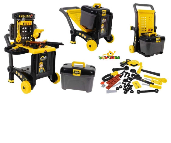 مجموعة عربة الأدوات 3 في 1 - 3in1 Tool Cart Set