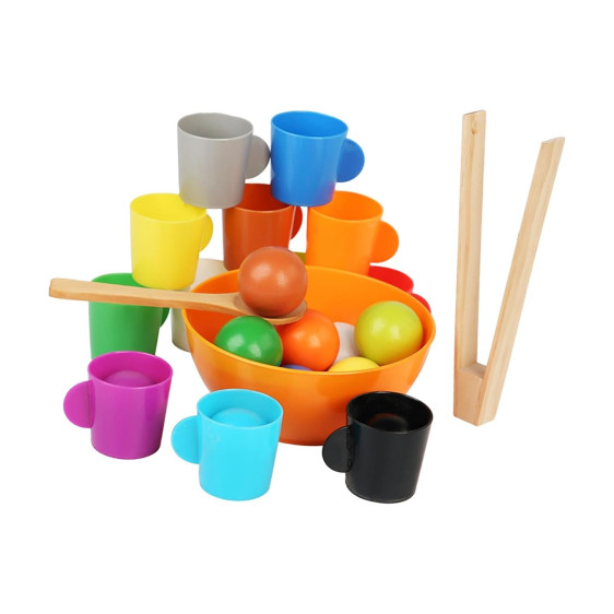Twelve color ball cup