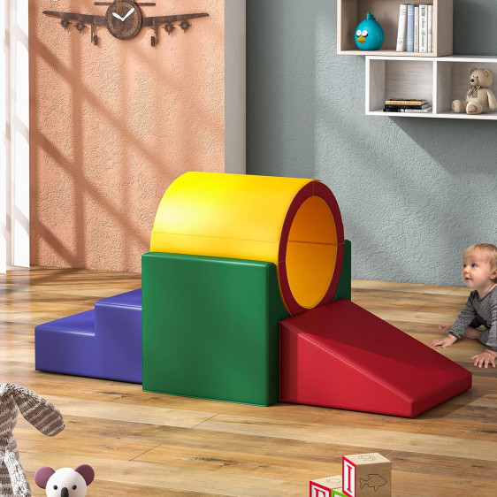 طقم تسلق للأطفال من 7 قطع من الفوم 7Pcs Toddler Foam Climbing Set