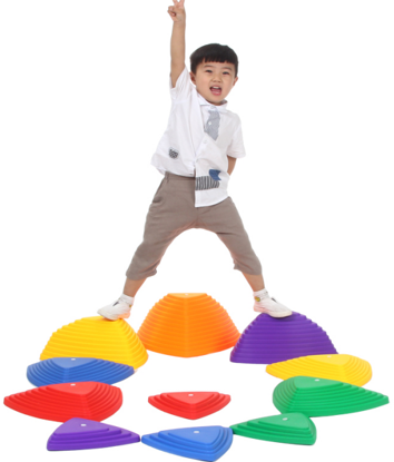 مجموعة أحجار التوازن  Balancing Stepping Stones Set