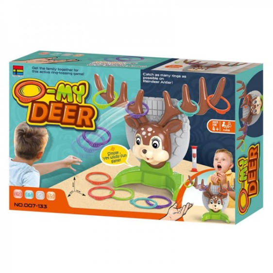 لعبة الحلقات مع الغزال  Deer Ring Game