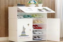 خزانة احذية بلاستيكية مستطيله 7010  "6 cube shoe rack "