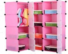 خزانة زاوية بلاستيكية