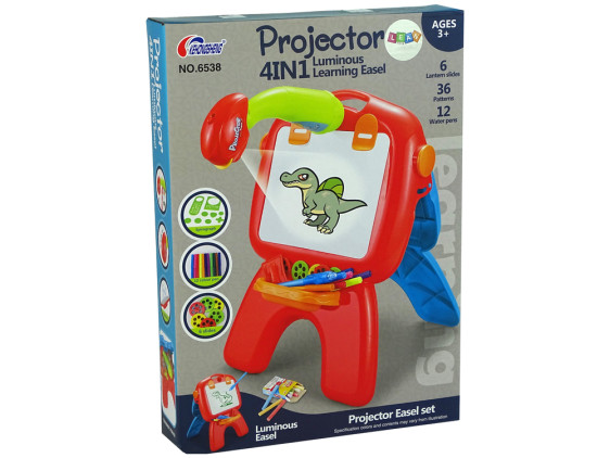 جهاز عرض ولوح على شكل ديناصور 4in1 Dinosaur Projector & Board