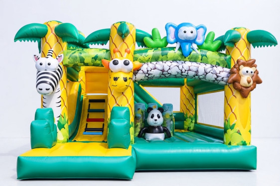 مملكة الحيوانات القابلة للنفخ للقفز Inflatable jumping animal kingdom