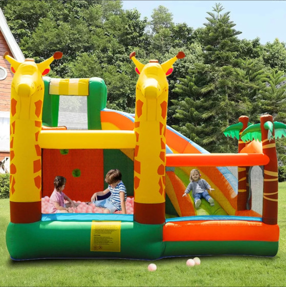 منتفخة الزرافة Inflatable giraffe