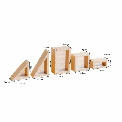 كتل مرآة أكريليك  40 قطعة -  ACRYLIC MIRROR BLOCKS 40pcs