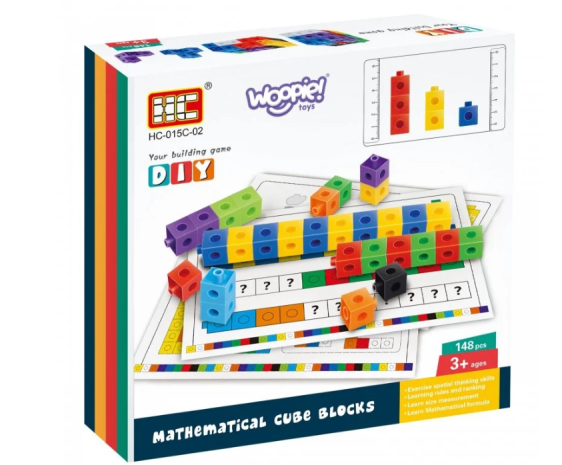 مكعبات تركيب أحجية رياضية (DIY) – 118 قطعة