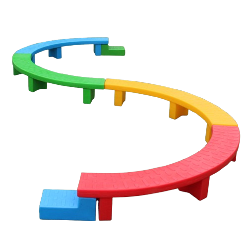 ممر التوازن Plastic S-type single plank bridge