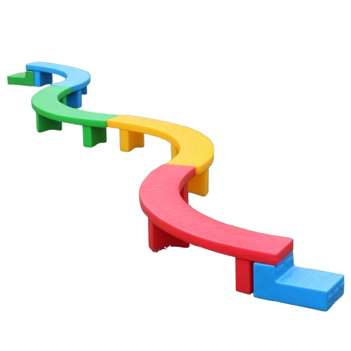 ممر التوازن Plastic S-type single plank bridge