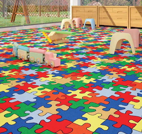 ارضيات PVC بزل -  Puzzle PVC flooring