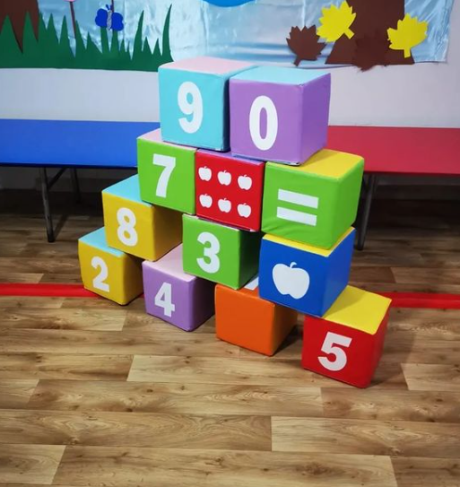 مكعبات ارقام اسفنجية  Spounge Numbers Blocks