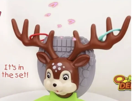 لعبة الحلقات مع الغزال  Deer Ring Game