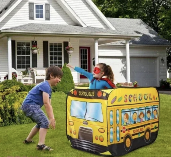 خيمة أطفال على شكل حافلة مدرسية School Bus Kids Tent