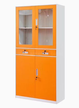 خزانة معدنية مع اقفال Metal cabinet with locks
