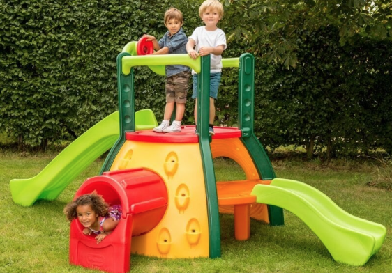 سحسيلة سوبر ذات طابقين ونفق Double Decker Super Slide