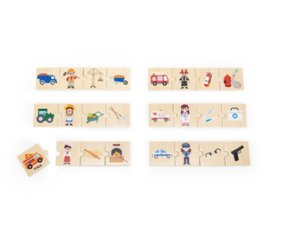 Jobs & Tools Puzzle Set - الغاز الوظائف وأدواتها