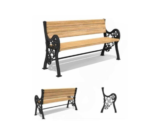 مقاعد خارجية خشبية 115 Outdoor wooden benches