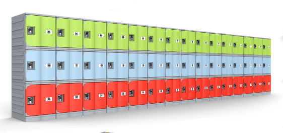 خزانة بلاستيك لكرز / Plastic lockers