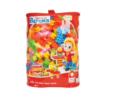 INTELLECT SET Block middle size 500PCS  مكعبات بناء ملونة