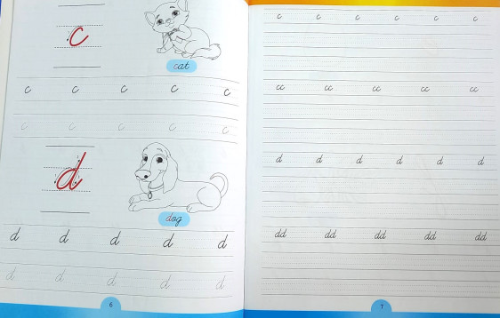 كتاب خط النسخ 1 - Cursive Handwriting Book 1