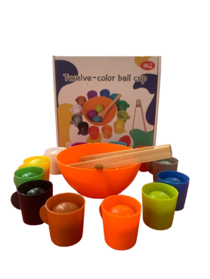Twelve color ball cup