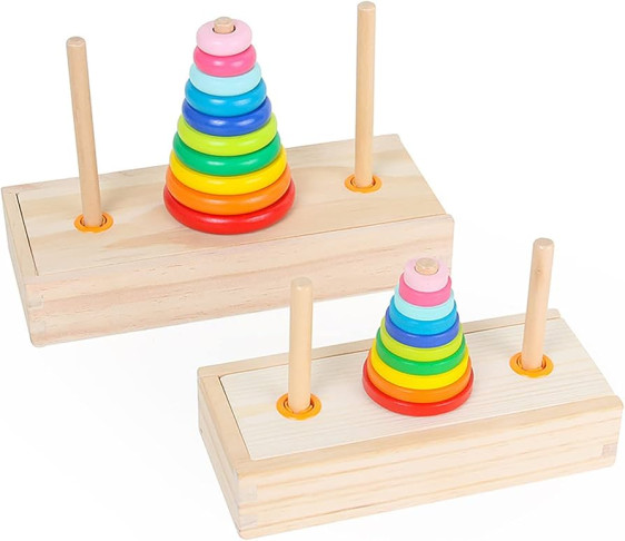 برج الحلقات من منتوسوري - Tower of Hanoi